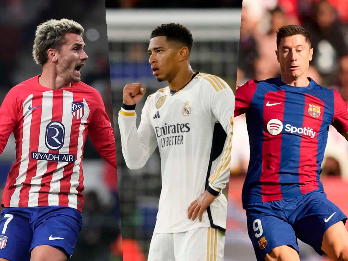 Tabla de goleadores de Liga Española: Bellingham deja atrás a Lewandowski
