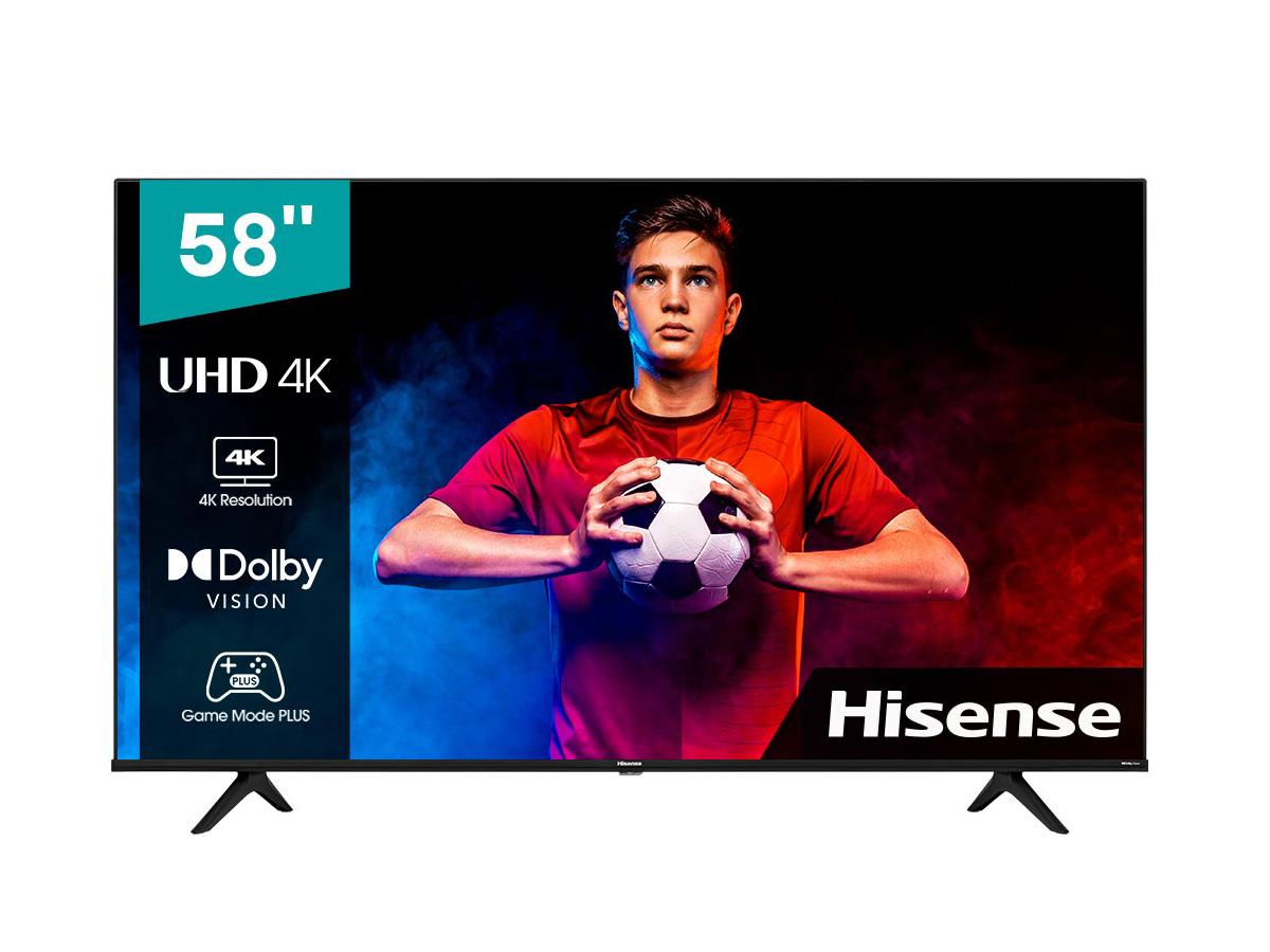 El Smart TV Hisense 4K de 58” ofrece imágenes más dinámicas.
