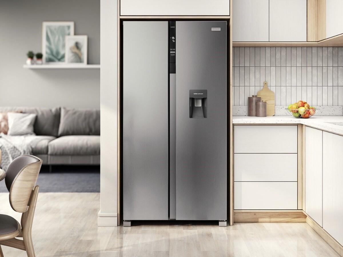 Así luce la nueva Refrigeradora Frigidaire Side by Side de 19.