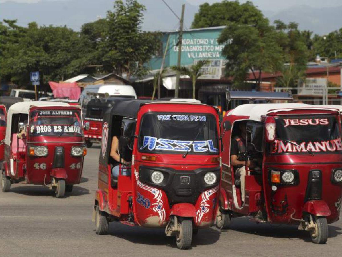 IHTT pide a hondureños ya no comprar más mototaxis