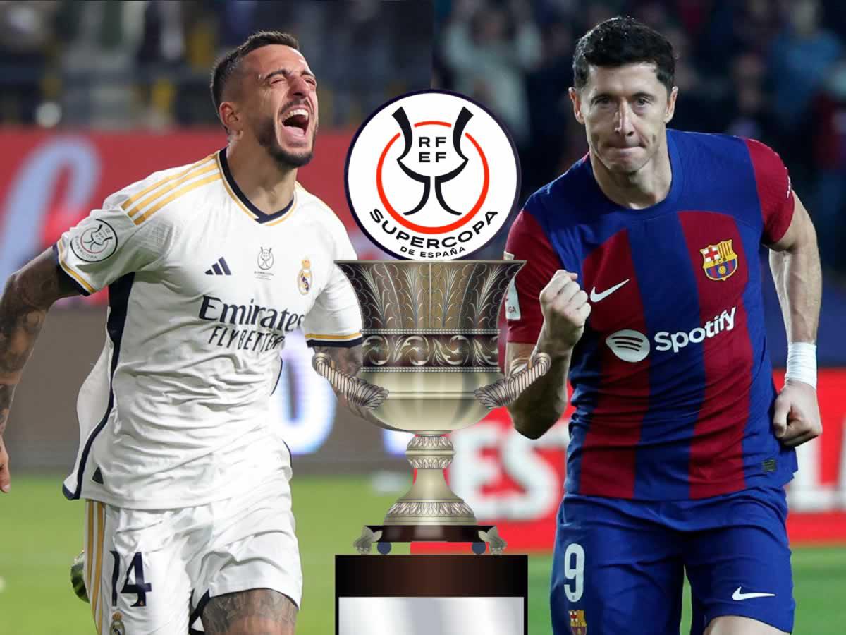 Fecha y hora: Real Madrid-Barcelona, la final de la Supercopa de España