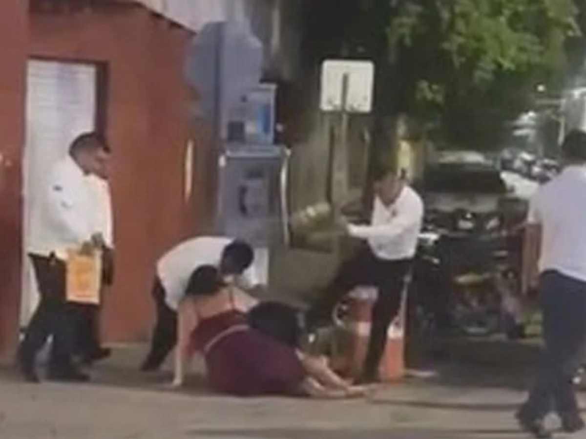 Video viral: taxistas golpean a pareja turistas en la playa