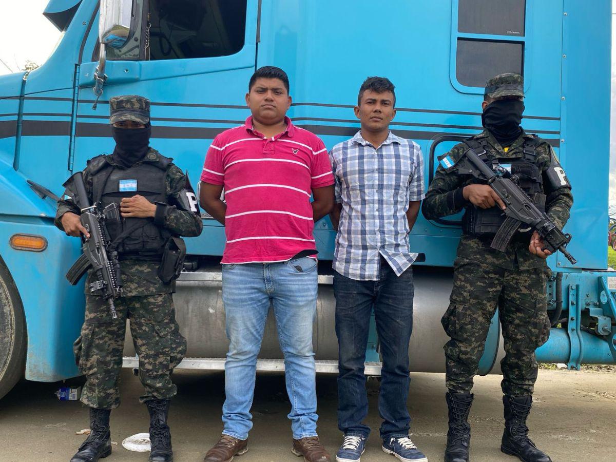 Capturan a dos hondureños acusados de robar 36 vacas