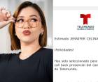 La reconocida creadora de contenido hondureña, fue seleccionada por Telemundo para realizar un casting en Colombia.