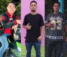 Foto en vida de Edwin Aguilar, Bayron Rosales y Edgar Nectaly Rosales alias “La Vaca”, los tres jóvenes asesinados en Omoa.