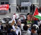 Estudiantes realizan manifestaciones en los principales campus universitarios de Estados Unidos para protestar contra la guerra en Gaza.