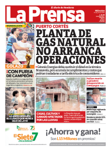 Planta de gas natural no arranca operaciones