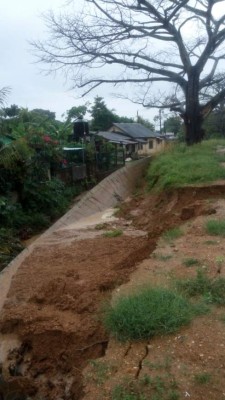 Lluvias dejan varios damnificados en Tela y Trujillo