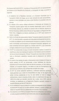 Gobierno y transportistas de carga pesada logran acuerdo