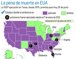 Texas realizará hoy su ejecución 500