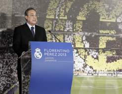 Florentino Pérez presentó su candidatura con la Décima como gran objetivo