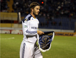 El día que David Beckham volvió loca a la afición hondureña