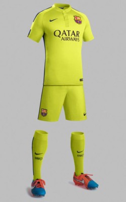 Barcelona apuesta por el amarillo como tercera equipación