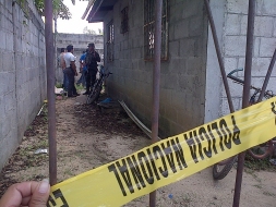 Hallan tumba clandestina en el patio de una vivienda de San Pedro Sula