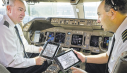 Los iPads ayudan a los pilotos a aligerar su carga