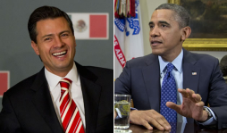 Primer acercamiento entre Peña Nieto y Obama en EUA