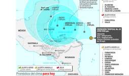 Rina se convierte en huracán frente a costas de Honduras