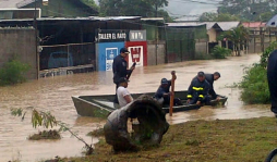 Evacuados y casas destruidas en El Progreso