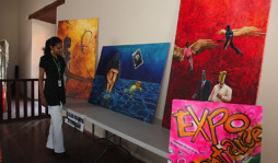 Como vitrina para los artistas sirve la Casa de la Cultura en Comayagua