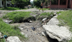 Lluvias colapsan red de desagüe en El Progreso