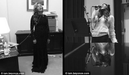 Beyonce usó playback para cantar himno de EUA