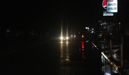 A oscuras las principales calles de San Pedro Sula