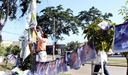 Chedrani madruga a limpiar San Pedro Sula
