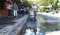 Prostitución a la vista de todos en el parque de San Pedro Sula