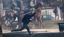 Violenta protesta estudiantil en Chile