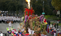 Colorido en el Desfile de las Rosas