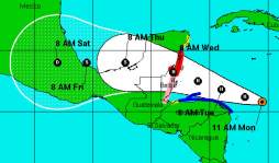Honduras: Ernesto será huracán el martes y dejará lluvias