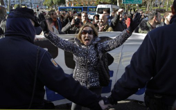 Protestas en España en el sector salud