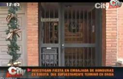Escándalo por fiesta con prostitutas en embajada de Honduras en Colombia