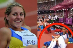 Atleta olímpica se cambió la ropa interior frente a las cámaras