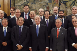 El Rey de España se reúne con empresarios de Honduras