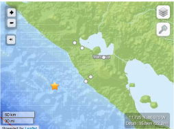 Sismo de 6,6 grados en Nicaragua sacude el sur de Honduras