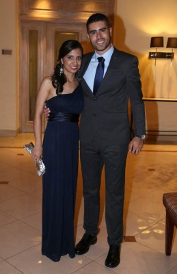 Garciela Borjas y Dennis Baca.