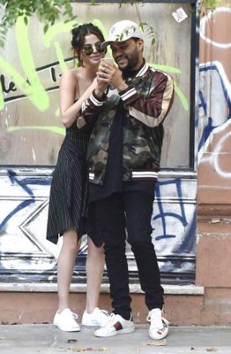 Selena Gómez y The Weeknd romanceando en Buenos Aires