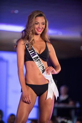Demi-Leigh Nel-Peters, Miss South Africa 2017 competes on stage in Yamamay swimwear during the MISS UNIVERSE® Preliminary Competition at Planet Hollywood Resort & Casino in Las Vegas on November 20, 2017. The contestants have spent the last week touring, filming, rehearsing and preparing to compete for the Miss Universe crown in Las Vegas, NV. Tune in to the FOX telecast at 7:00 PM ET live/PT tape-delayed on Sunday, November 26, live from the AXIS at Planet Hollywood Resort & Casino in Las Vegas to see who will become the next Miss Universe. HO/The Miss Universe Organization