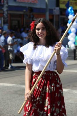 Hondureños en Los Ángeles festejan su Independencia