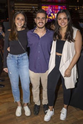 Alejandra Escoto, Taufic Andonie y Lucía Matute