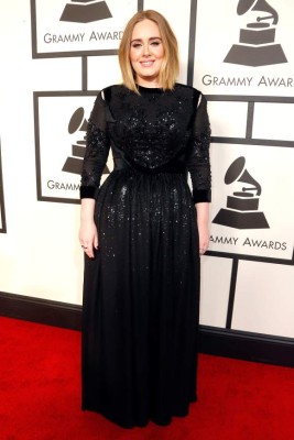 LOS ANGELES, CA - FEBRUARY 15: Recording artist Adele attends The 58th GRAMMY Awards at Staples Center on February 15, 2016 in Los Angeles, California. (Photo by Jeff Vespa/WireImage)
