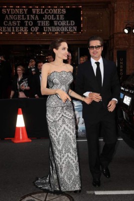 Captan pelea de Brad Pitt y Angelina Jolie