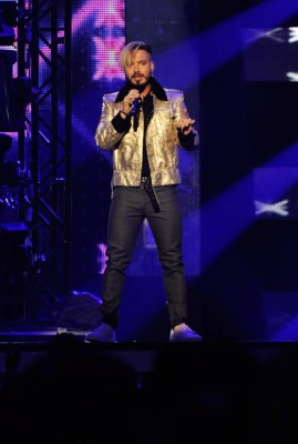 CORAL GABLES, FL - APRIL 27: J Balvin performs onstage at the Billboard Latin Music Awards at Watsco Center on April 27, 2017 in Coral Gables, Florida. Sergi Alexander/Getty Images/AFP== FOR NEWSPAPERS, INTERNET, TELCOS & TELEVISION USE ONLY ==