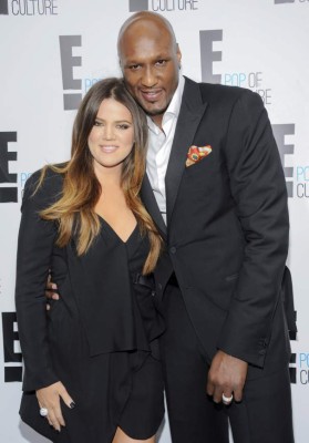 Khloe Kardashian Odom and Lamar Odom from the show 'Keeping Up With The Kardashians' attend an E! Network upfront event at Gotham Hall on Monday, April 30, 2012 in New York. (AP Photo/Evan Agostini)
