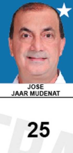 6. José Jaar Mudenat (movimiento Juntos Podemos) - 27,840 votos<br/>