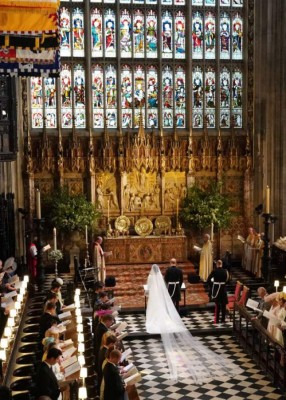Príncipe Harry y Meghan Markle se unen en matrimonio