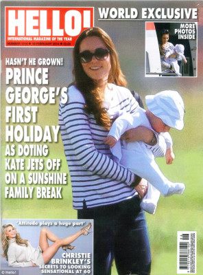 Polémica por fotos de Kate y el príncipe George en sus vacaciones