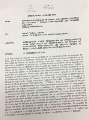 En 7 días, Comisión liberó toda la carga retenida en aduanas