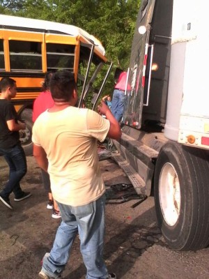 28 heridos en accidente vial en Santa Bárbara